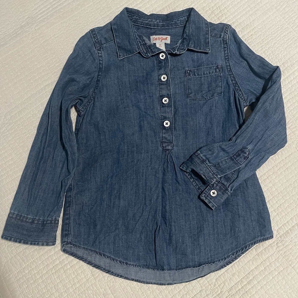 Cat and Jack denim top
